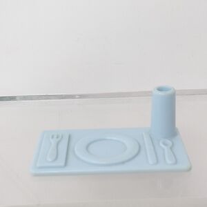 Playskool Dollhouse Blue  Food Meal Tray